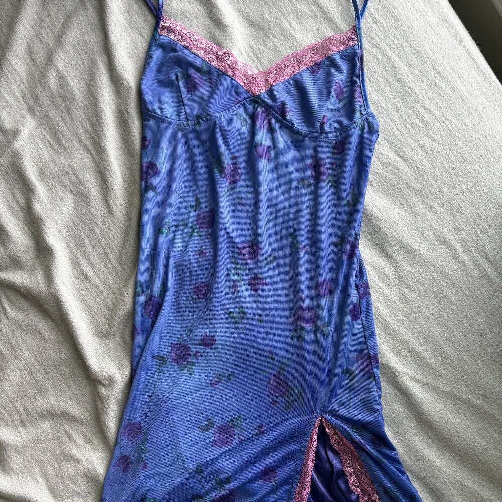 Motel Rocks Lace Trim Mini Dress